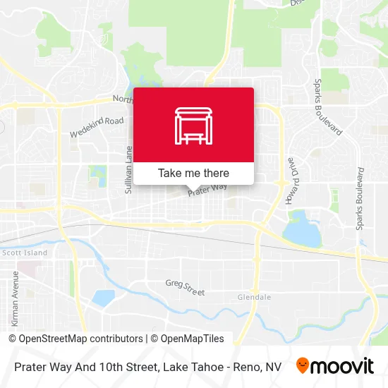 Prater Way And 10th Street map