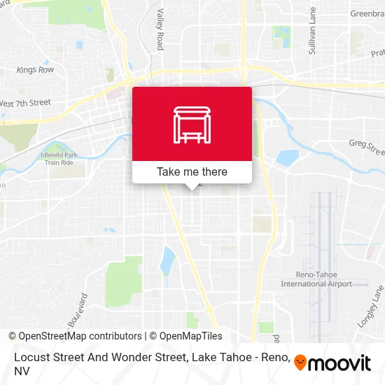 Locust Street And Wonder Street map