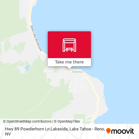 Hwy 89 Powderhorn Ln Lakeside map
