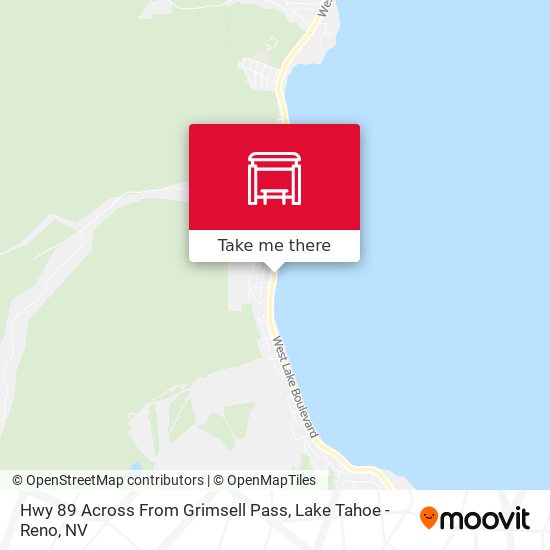 Hwy 89 Across From Grimsell Pass map