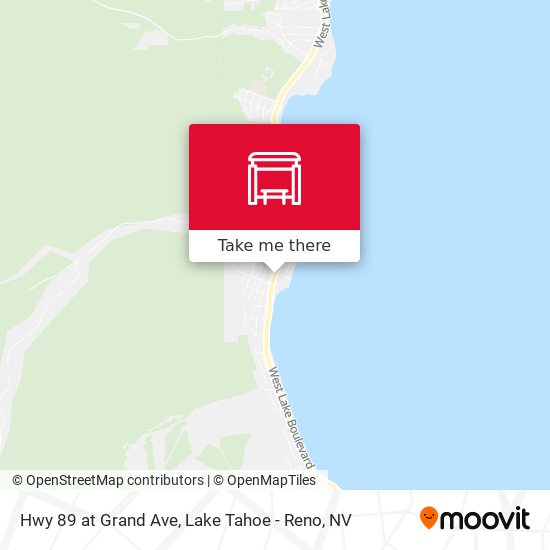 Hwy 89 at Grand Ave map
