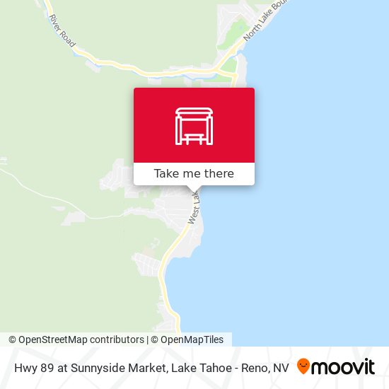 Hwy 89 at Sunnyside Market map