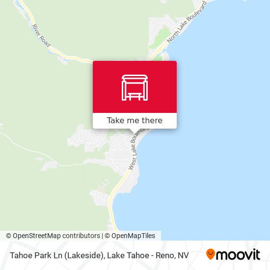 Tahoe Park Ln (Lakeside) map