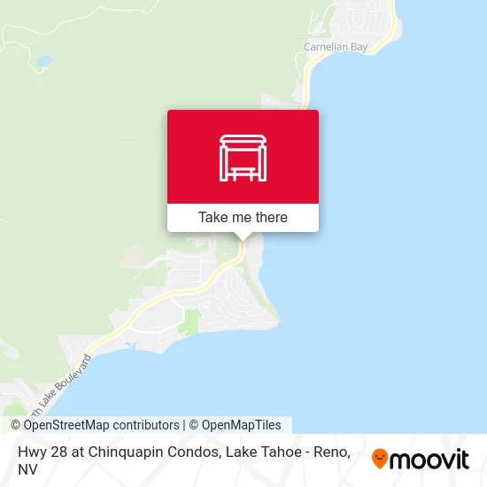 Hwy 28 at Chinquapin Condos map