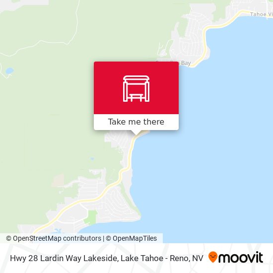 Hwy 28 Lardin Way Lakeside map