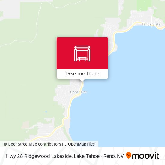 Hwy 28 Ridgewood Lakeside map