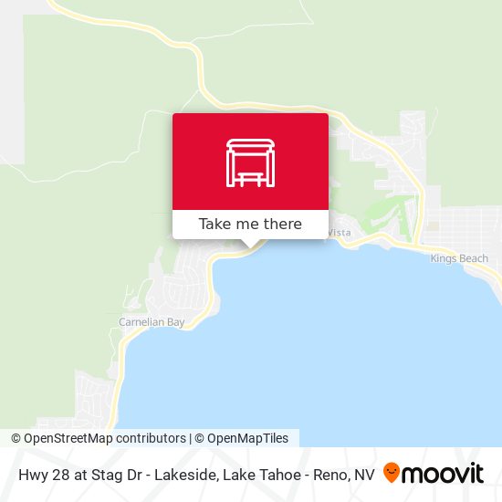 Hwy 28 at Stag Dr - Lakeside map