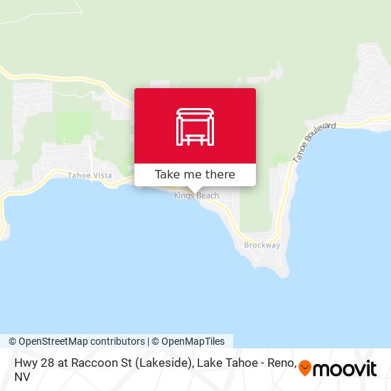 Hwy 28 at Raccoon St (Lakeside) map