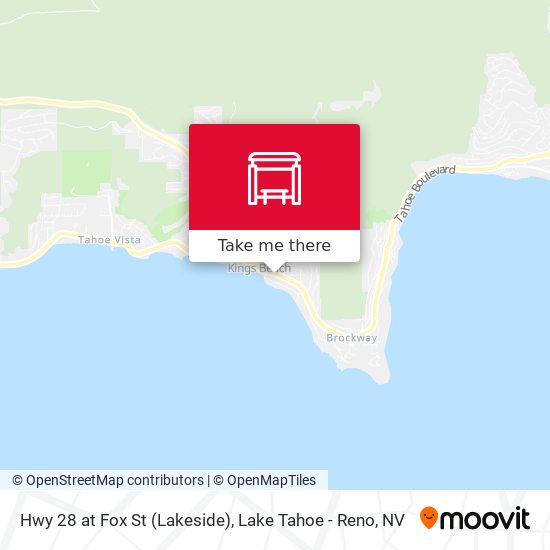 Hwy 28 at Fox St (Lakeside) map