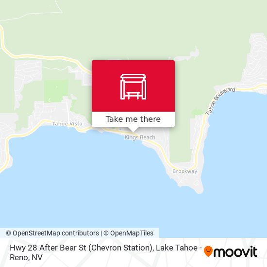 Hwy 28 After Bear St (Chevron Station) map