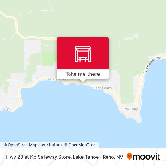 Hwy 28 at Kb Safeway Store map