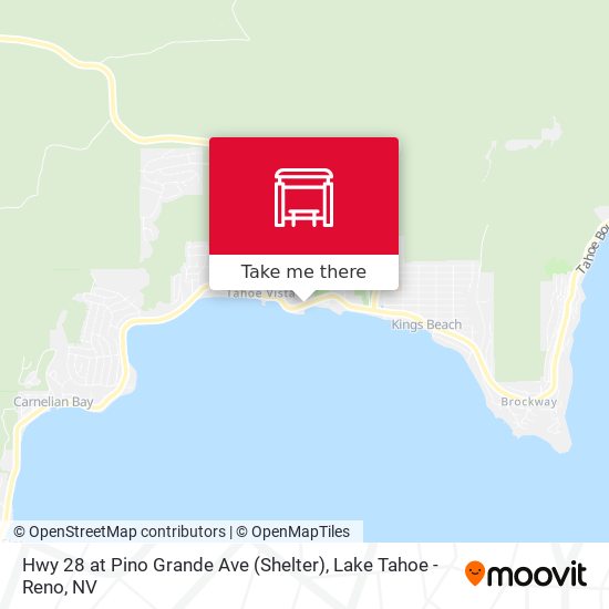 Hwy 28 at Pino Grande Ave (Shelter) map