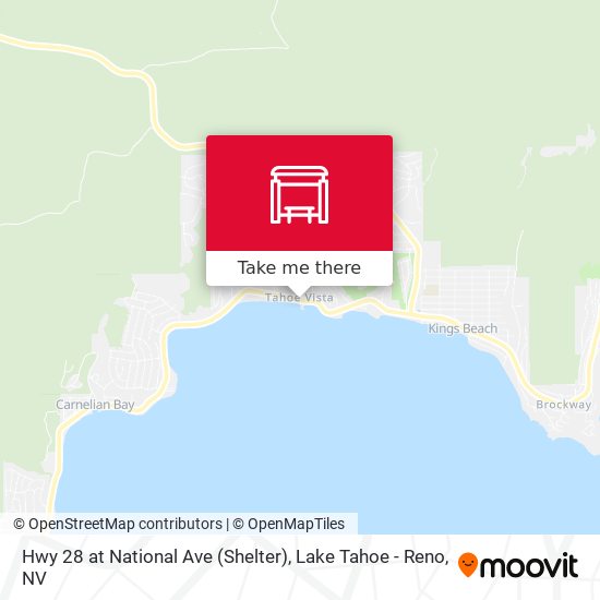 Hwy 28 at National Ave (Shelter) map