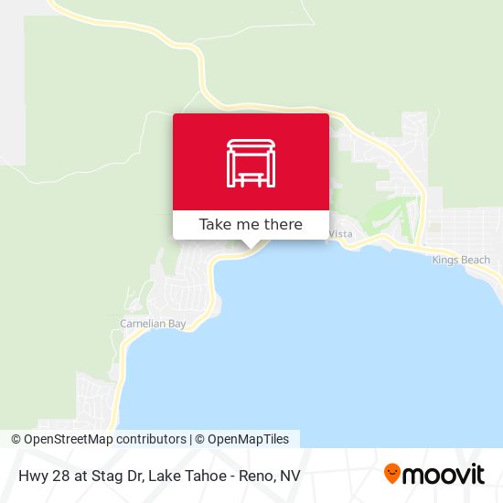 Hwy 28 at Stag Dr map