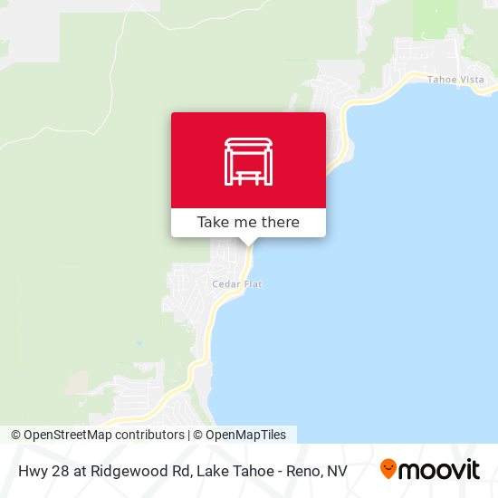 Mapa de Hwy 28 at Ridgewood Rd