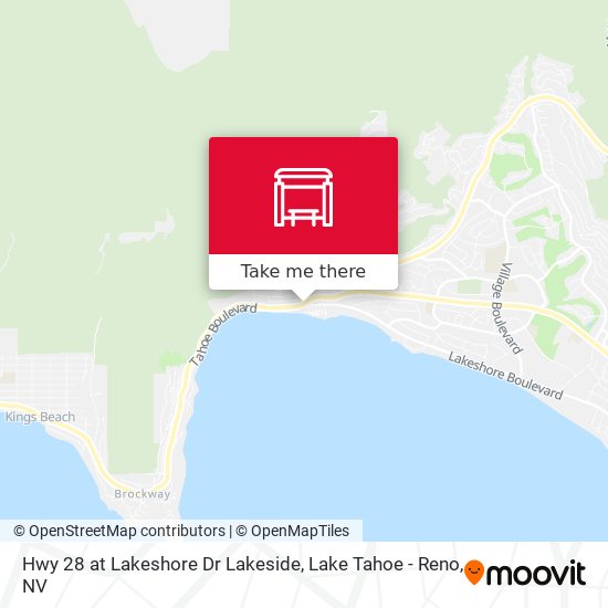 Hwy 28 at Lakeshore Dr Lakeside map