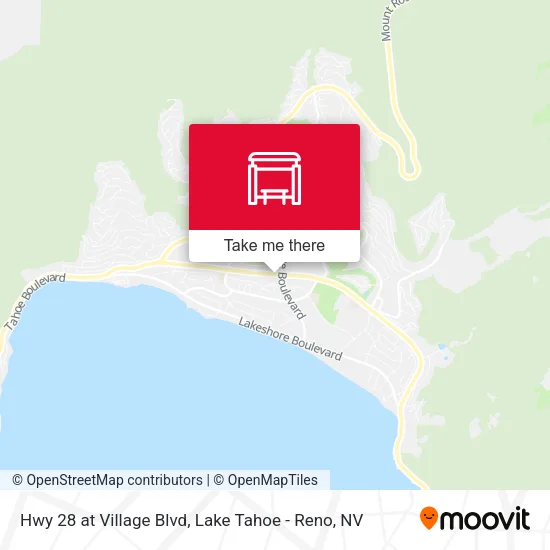 Hwy 28 at Village Blvd map