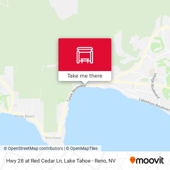 Hwy 28 at Red Cedar Ln map