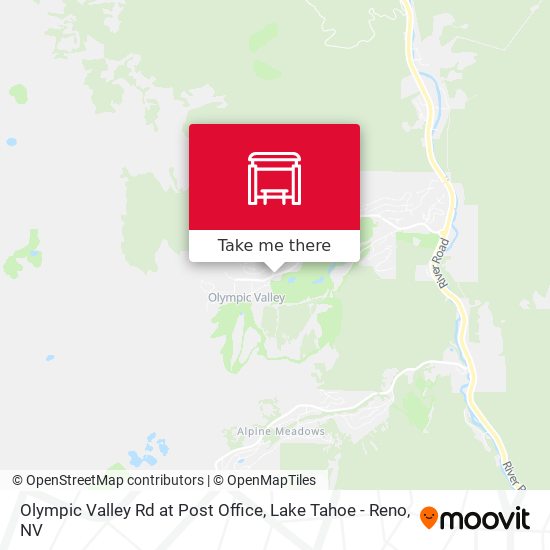Olympic Valley Rd at Post Office map
