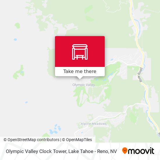 Olympic Valley Clock Tower map