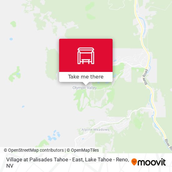 Village at Palisades Tahoe - East map