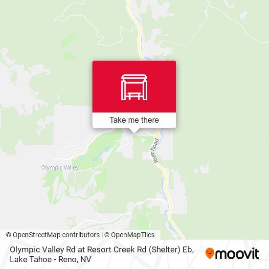 Olympic Valley Rd at Resort Creek Rd (Shelter) Eb map