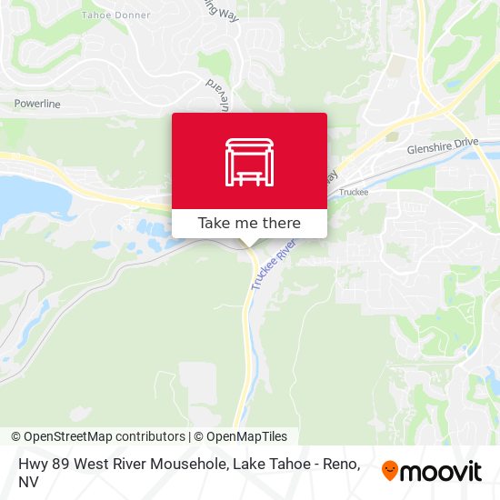 Hwy 89 West River Mousehole map