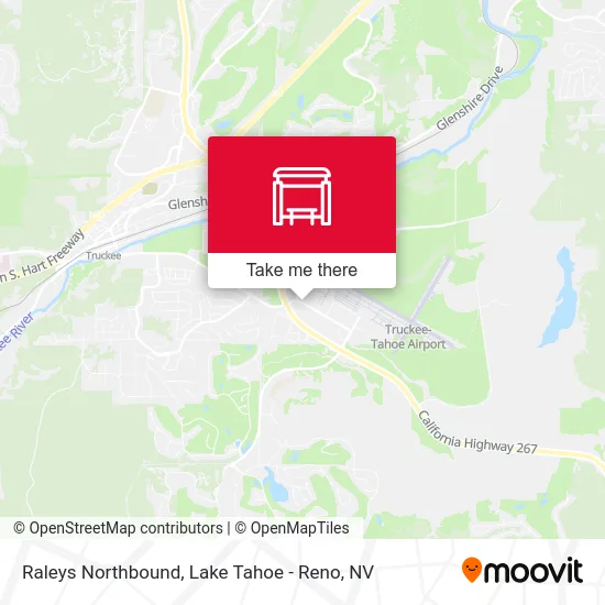 Raleys Northbound map