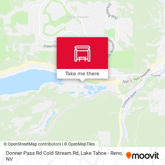 Mapa de Donner Pass Rd Cold Stream Rd