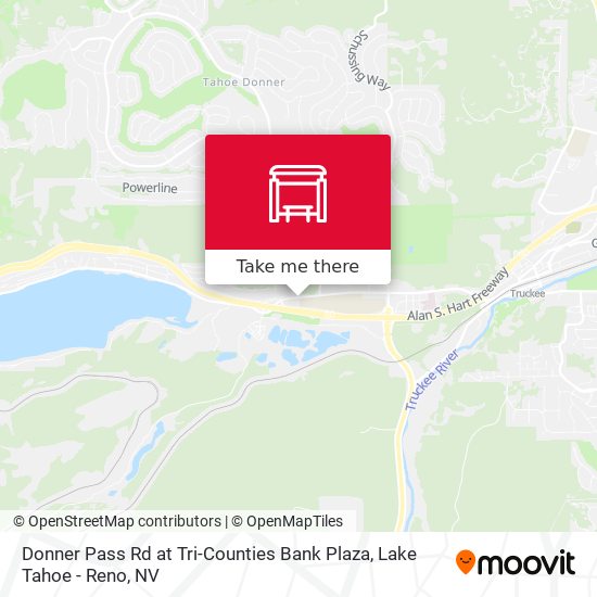 Donner Pass Rd at Tri-Counties Bank Plaza map