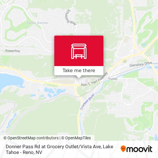 Donner Pass Rd at Grocery Outlet / Vista Ave map