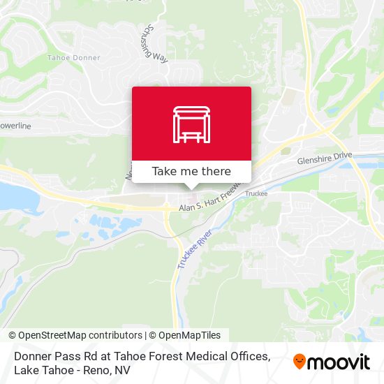 Donner Pass Rd at Tahoe Forest Medical Offices map