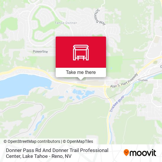 Donner Pass Rd And Donner Trail Professional Center map