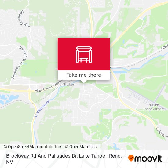 Brockway Rd And Palisades Dr map