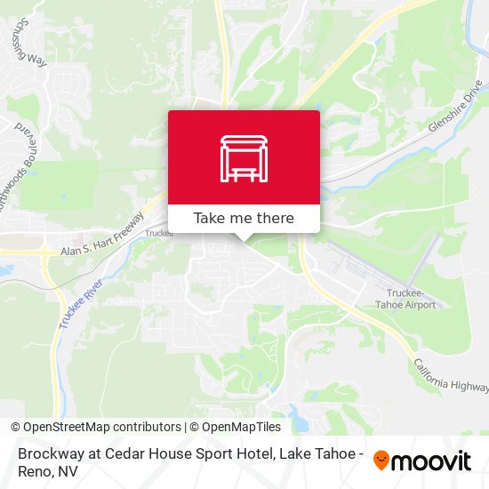 Brockway at Cedar House Sport Hotel map