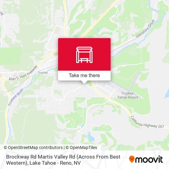 Brockway Rd Martis Valley Rd (Across From Best Western) map