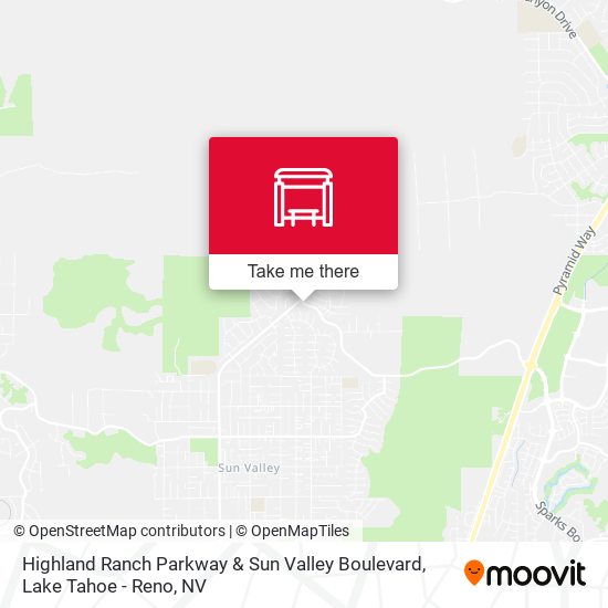 Highland Ranch Parkway & Sun Valley Boulevard map