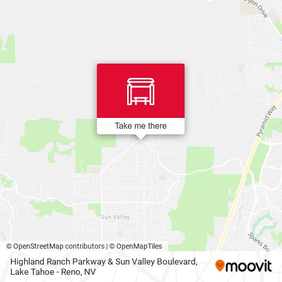 Mapa de Highland Ranch Parkway & Sun Valley Boulevard