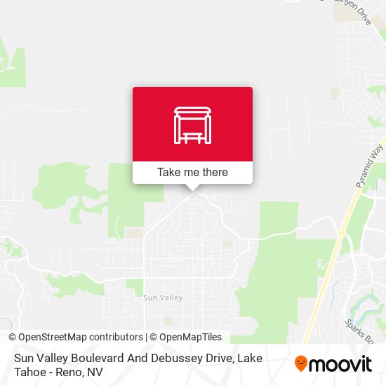 Mapa de Sun Valley Boulevard And Debussey Drive