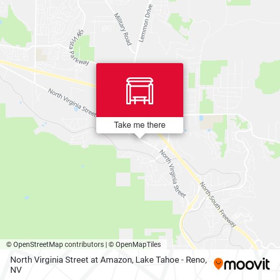 North Virginia Street at Amazon map