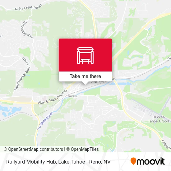 Railyard Mobility Hub map