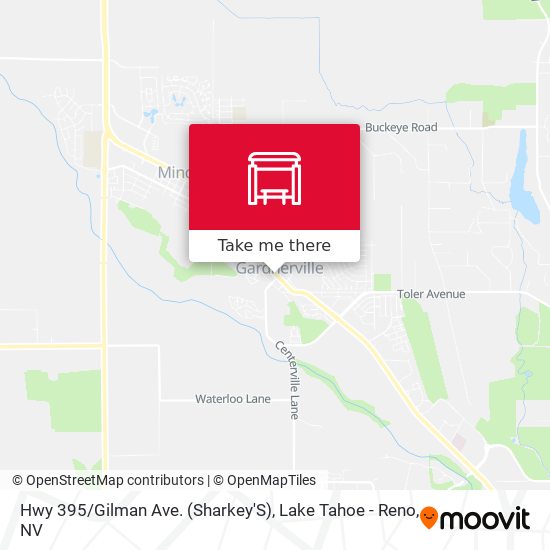 Hwy 395 / Gilman Ave. (Sharkey'S) map