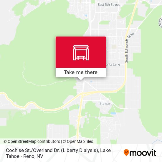 Cochise St. / Overland Dr. (Liberty Dialysis) map