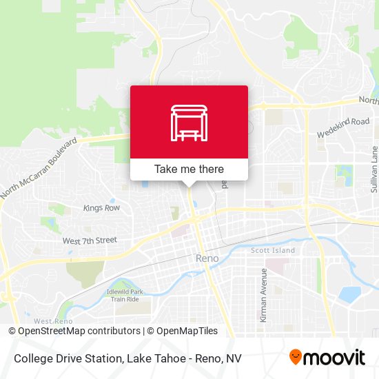 Mapa de College Drive Station