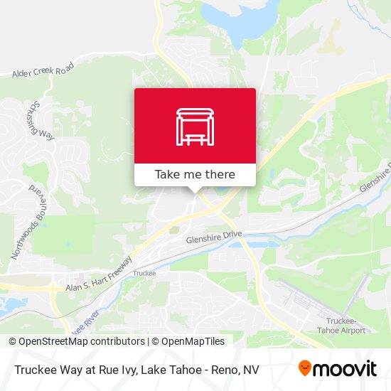 Truckee Way at Rue Ivy map