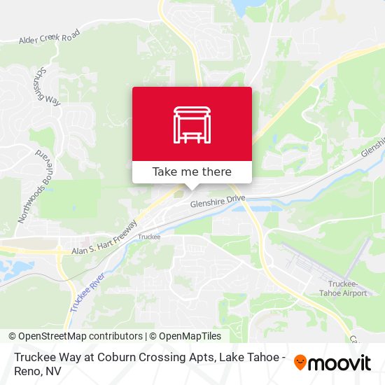 Truckee Way at Coburn Crossing Apts map