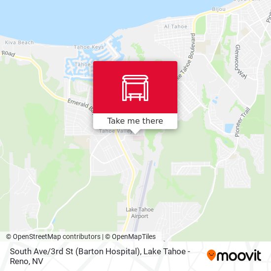 South Ave / 3rd St (Barton Hospital) map