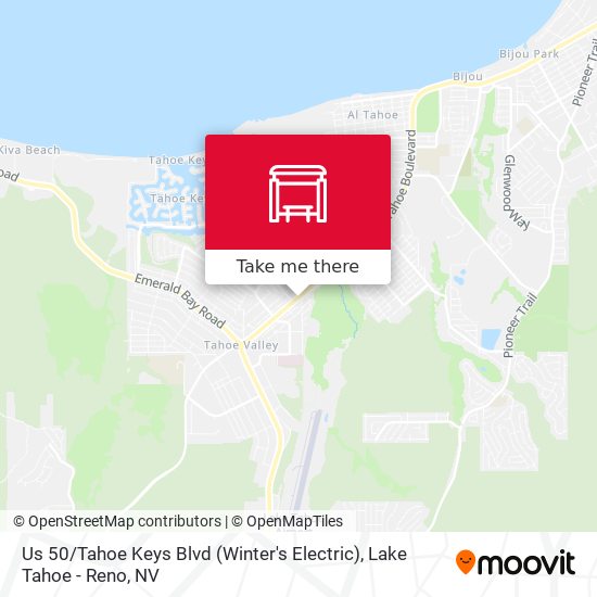 Us 50 / Tahoe Keys Blvd (Winter's Electric) map