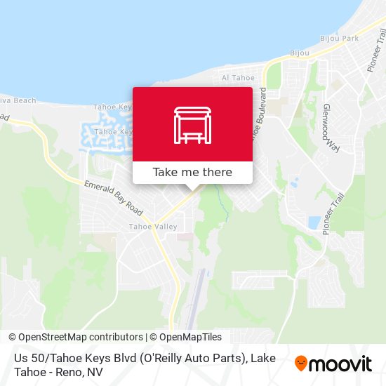 Us 50 / Tahoe Keys Blvd (O'Reilly Auto Parts) map