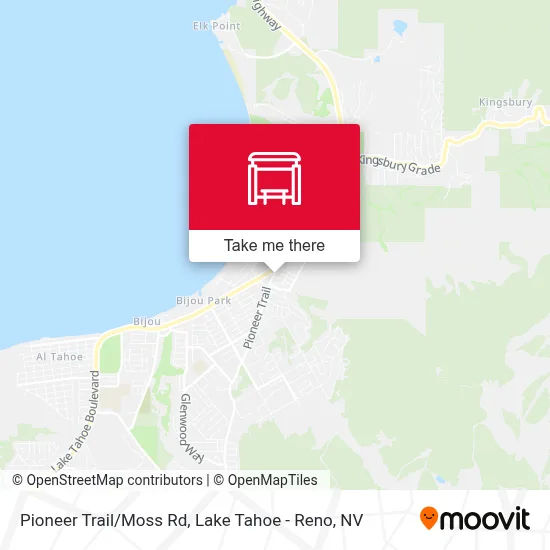 Pioneer Trail/Moss Rd map